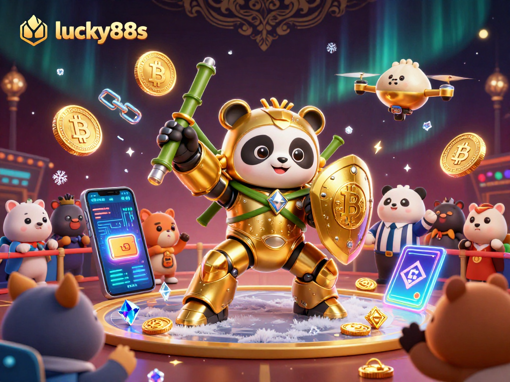 Experience the exciting world of lucky88s as players engage in vibrant 3D casino action.